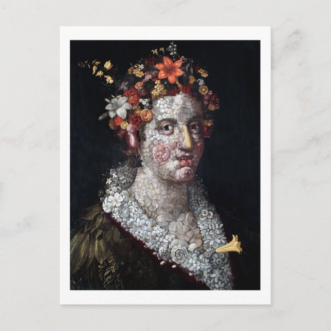 Carte Postale Flore, Arcimboldo (Devant)