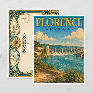 Carte Postale Florence Alabama Wilson Dam GeoSaga