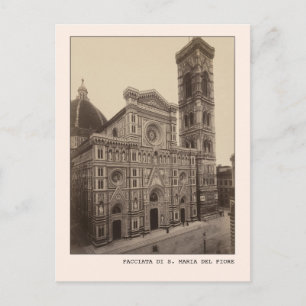 Carte Postale Florence Church Facciata Di S Maria Del Fiore