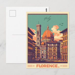 Carte Postale Florence, firenze italie cadeaux de voyage