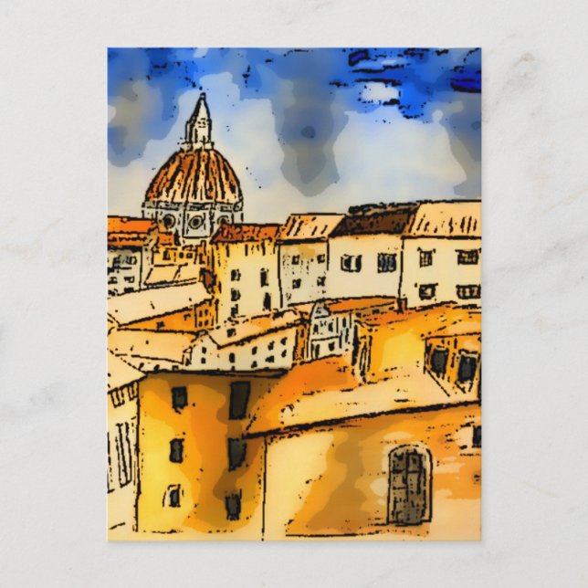 Carte Postale Florence Italie (Devant)