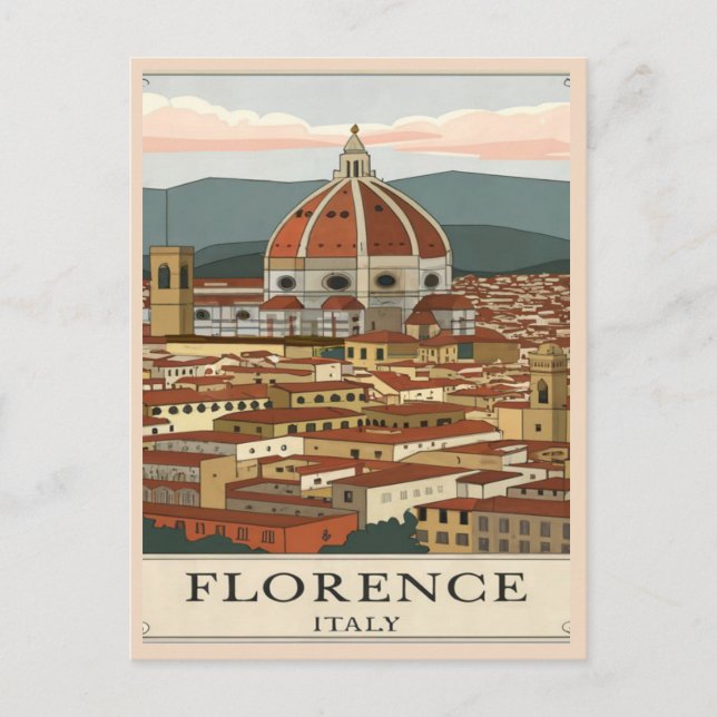 Carte Postale Florence, Italie (Devant)