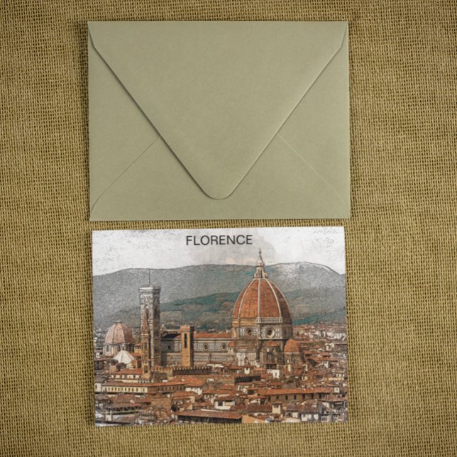 Carte Postale Florence Italie Duomo Cathédrale Voyage (florence italy postcard)