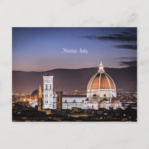 Carte Postale Florence, Italie, photo du paysage urbain