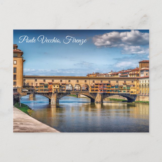 Carte Postale Florence Italie|Ponte Vecchio Photo (Devant)