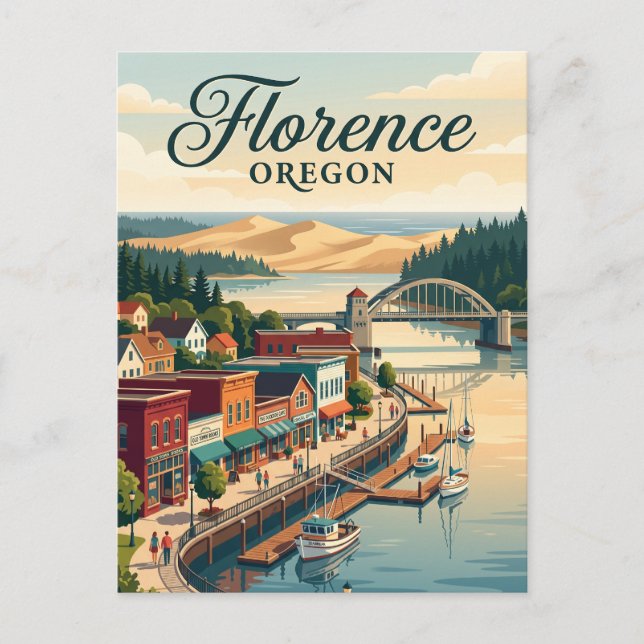 Carte Postale Florence, Oregon (Devant)