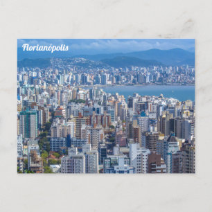 Carte Postale Florianópolis, Père Noël Catarina, Brésil, Ville