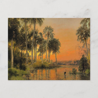 Carte Postale Florida Sunset by Hermann Herzog