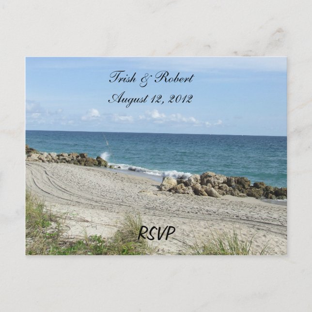Carte postale Floride Beach RSVP (Devant)