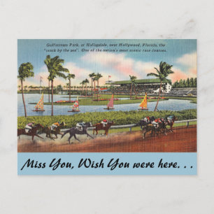 Carte Postale Floride, Hallendale, Gulfstream Park