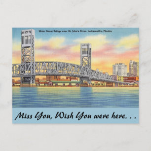 Carte Postale Floride, Jacksonville, Main St. Bridge