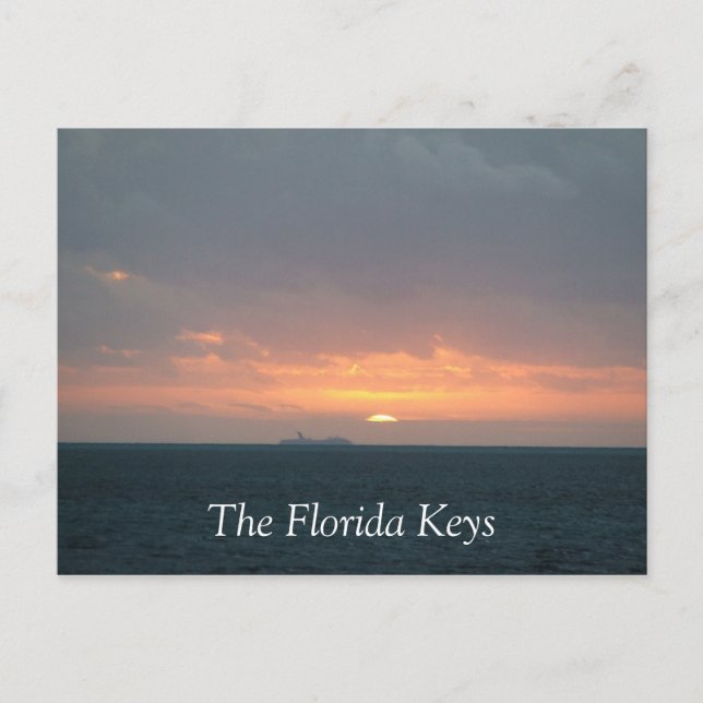 Carte Postale Floride Keys Sunrise (Devant)