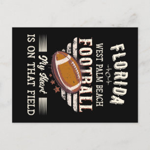 Carte Postale Floride Ouest Palm Beach Football américain