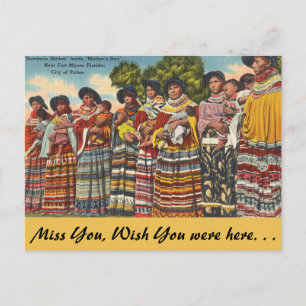 Carte Postale Floride, Seminoles Ft. Myers