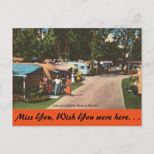 Carte Postale Floride, Trailer Park