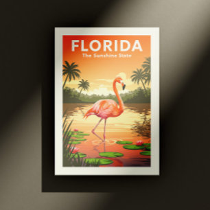Carte Postale Floride vintage