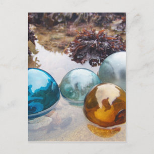 Carte Postale Flottes de verre sur l'eau