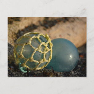 Carte Postale Flotteur de pêche en verre japonais
