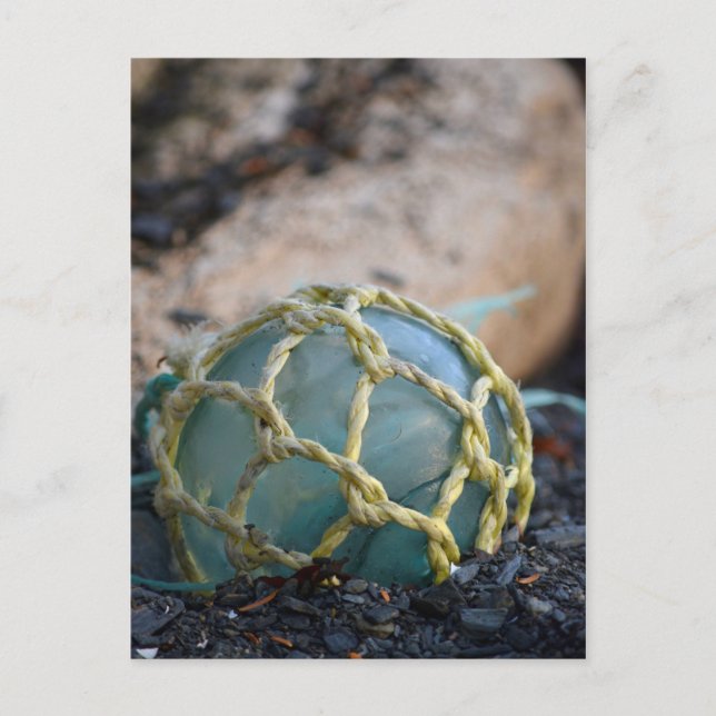 Carte Postale Flotteur de pêche en verre, vertical (Devant)