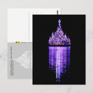 Carte Postale Flottille de sapins de Noël, NYC -