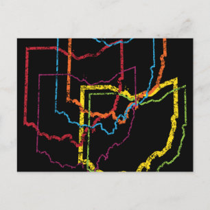 Carte Postale flou de la fierté de l'ohio