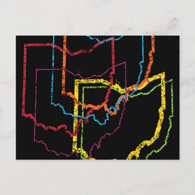 Carte Postale flou de la fierté de l'ohio (Devant)