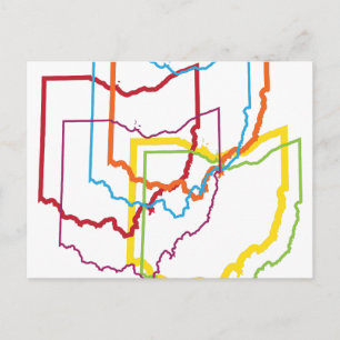 Carte Postale flou de la fierté de l'ohio