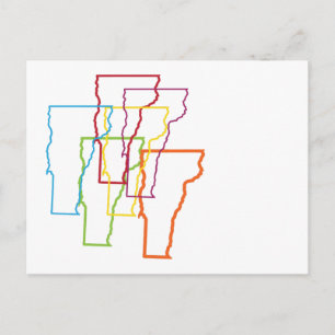 Carte Postale flou de la fierté du vermont