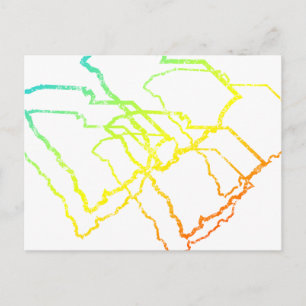 Carte Postale flou de refroidissement de la Caroline du sud