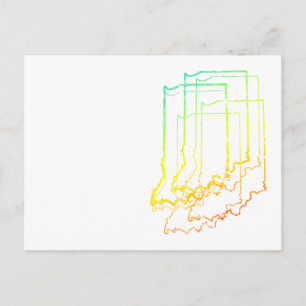 Carte Postale flou de refroidissement indiana