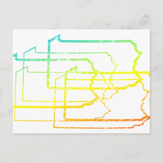 Carte Postale flou de refroidissement pennsylvanie (Devant)