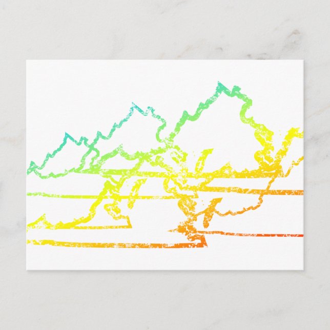 Carte Postale flou de refroidissement virginia (Devant)