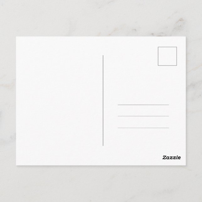 Carte postale flower (Dos)