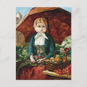 Carte Postale Flower Girl