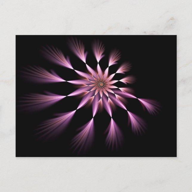 Carte postale Flower I - Fractal Art (Devant)