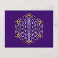 Flower Of Life - Lotus or argent