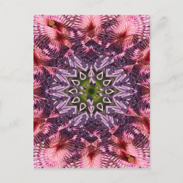 Carte Postale Flower Twist Mandala 2015 (Devant)