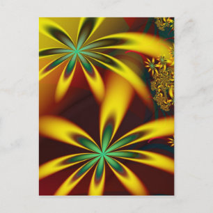 Carte Postale Flower Universal Fine Fractal Art