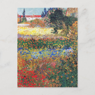 Carte Postale FLowering Garden, Vincent Van Gogh