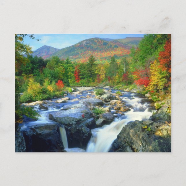 Carte Postale Flume Falls | Monts Adirondack (Devant)
