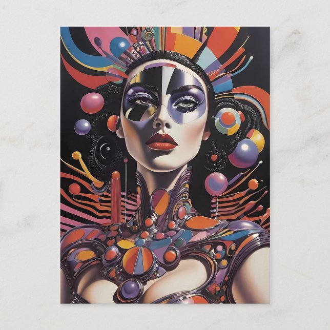 Carte Postale Flure AF - Ken Gage Surreal Art (Devant)