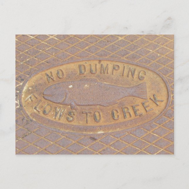 Carte postale - Flux vers Creek (Devant)