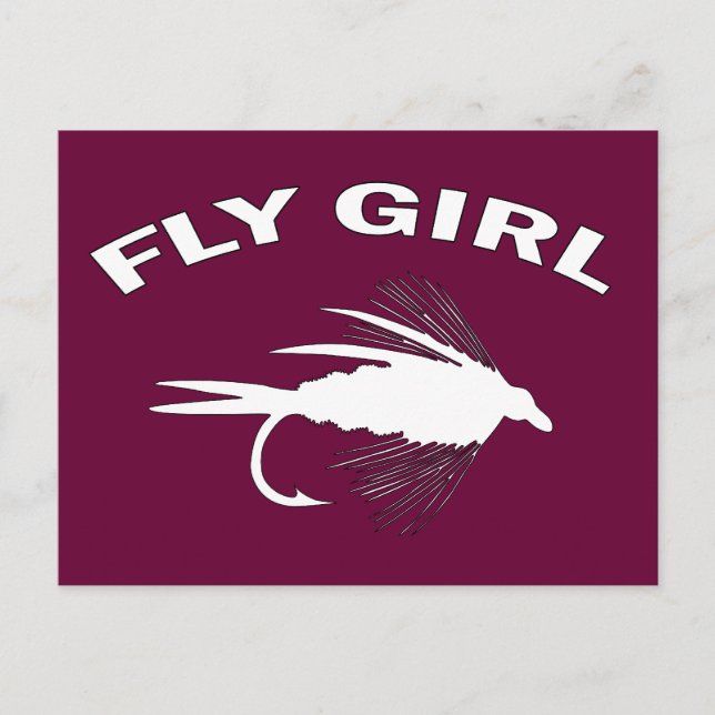 CARTE POSTALE FLY GIRL (Devant)