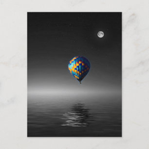 Carte Postale Flying Balloon Sélective Minimaliste Photographie