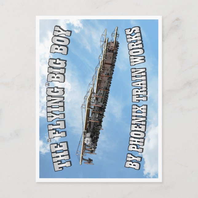 Carte postale "Flying" Big Boy PTW (Devant)
