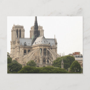 Carte Postale Flying Buttress Spires Towers Notre Dame De Paris
