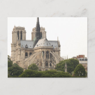 Carte Postale Flying Buttress Spires Towers Notre Dame De Paris