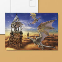 Flying Dragon Imaginaire Paysage Sky
