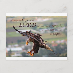Carte Postale Flying Eagle Bible Verse.jpg