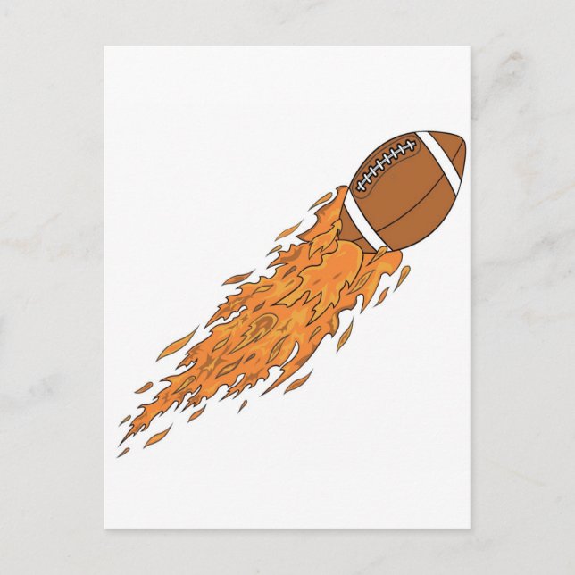 Carte Postale Flying Football (Devant)